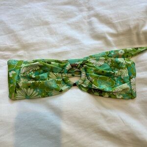 Kulani Kinis Green Bandeau Bikini Top